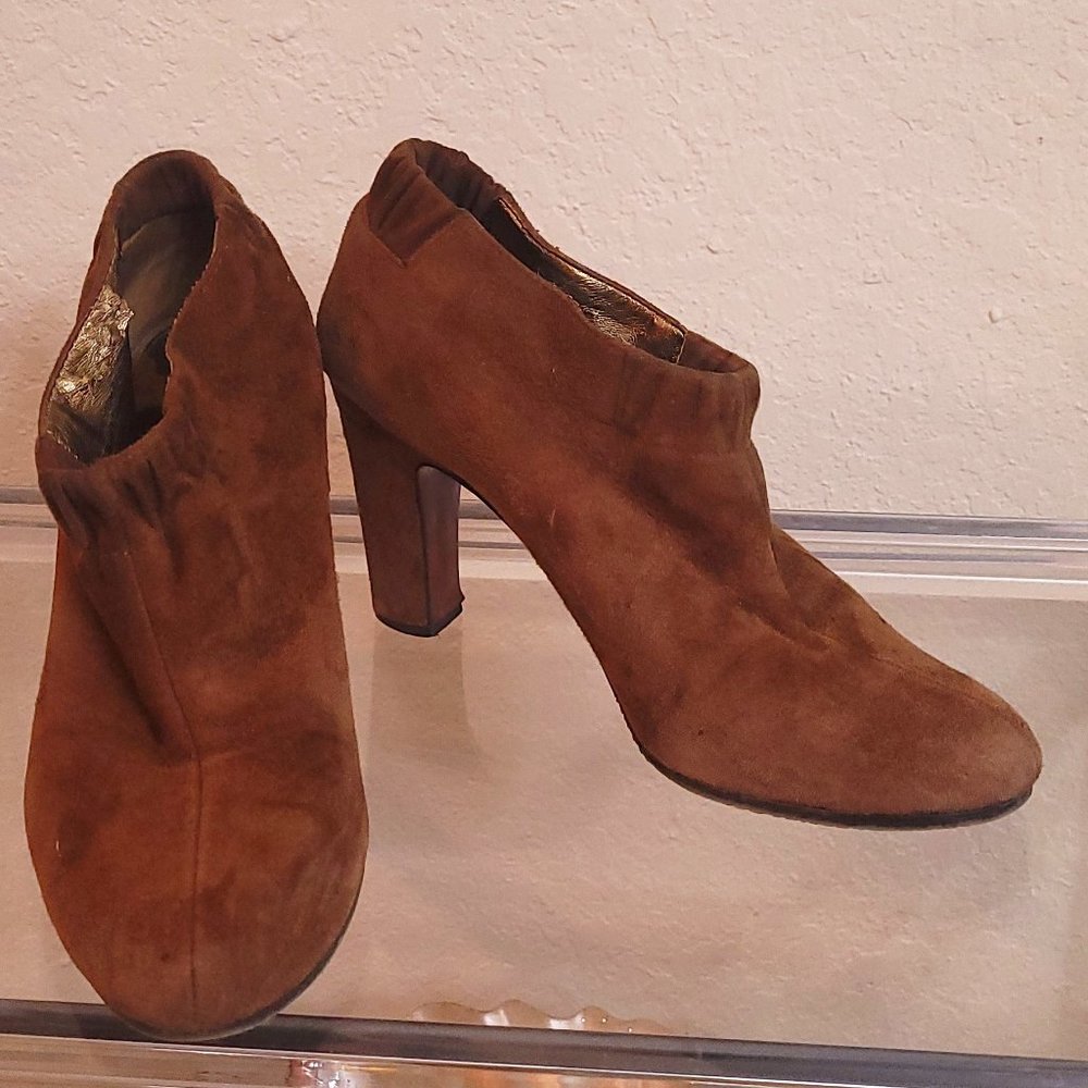 Sam Edelman Suede Heeled Ankle Boots